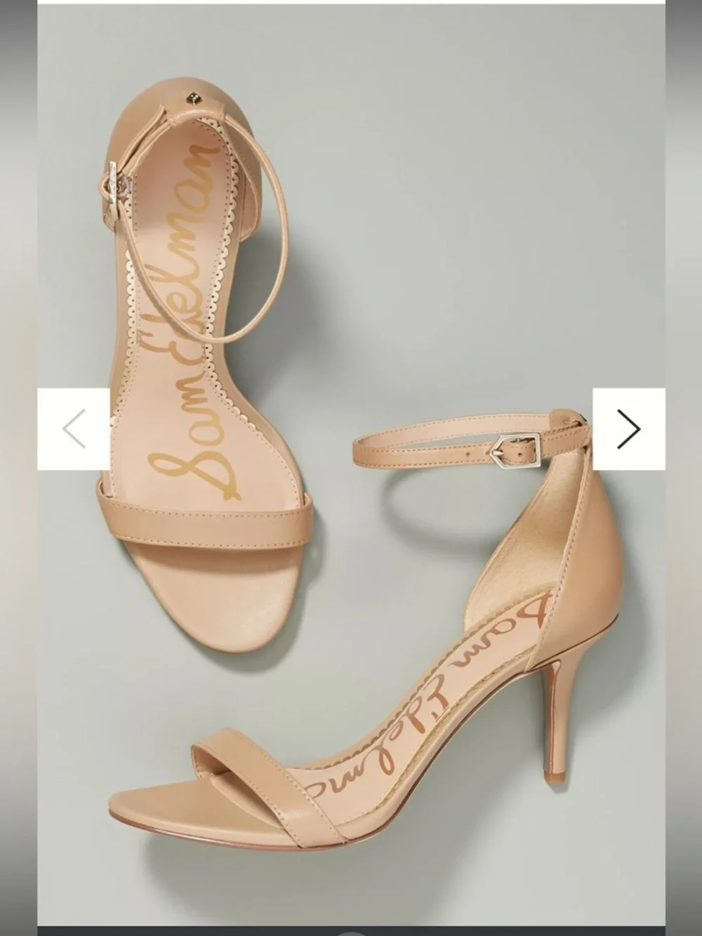 NWOB Nude Ankle-Strap Stiletto Sandal - Heel - Picture 2 of 11